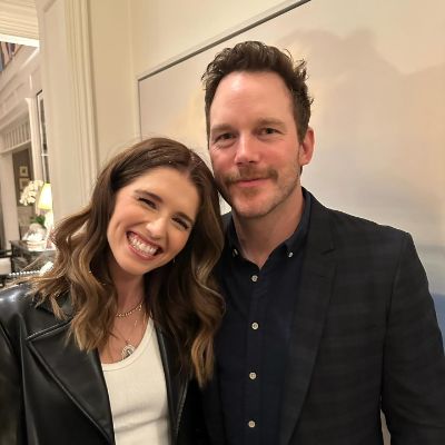 Chris Pratt and Katherine Schwarzenegger together.